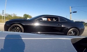 Tuned 5th-Gen Camaro ZL1 Takes Frustrations Out on C7 Corvette Z06 in a Big Way