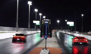 Tuned Acura NSX Drag Races Lamborghini Huracan, Crushing Victory Follows