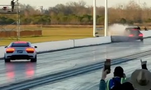 Tuned Audi R8 Brutally Hits the Wall at Houston Raceway, Video Is Shocking to Watch