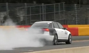 Tuned Audi RS4 Blows Up Gearbox