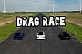 Tuned Audi S5 Drag Races VW Golf R and Mercedes-AMG CLA 45, Takes No Prisoners