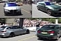 Tuned BMW M5 CS Drag Races Tuned BMW M3 Touring, Traction Not Found