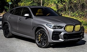 Tuned BMW X6 Has Yellow Teeth, Should Go See a Dentist About It