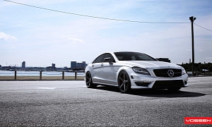 Tuned CLS 63 AMG on Vossen Wheels Is an Automotive Delight