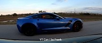 Tuned Corvette C7 Z06 Tries to Punish Dodge Charger Hellcat FBO, Lesson Learned