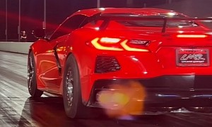 Tuned Corvette C8 Is a Flame-Spitting, Wheelie-Pulling Beast, Sets 1/4-Mile World Record