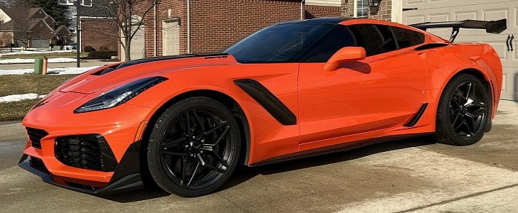 2019 Corvette ZR1 getting auctioned off with more power than stock