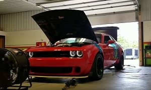 Tuned Dodge Demon Does 1,300 HP on the Dyno, Aims for 8s Quarter-Mile Runs