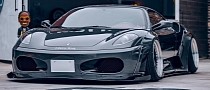 Tuned Ferrari F430 Is Living Its Life in Peace With the Right Amount of Negative Camber