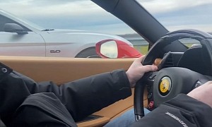 Tuned Ford Mustang GT (10-Speed Auto) Races Ferrari 458, the Result Is Hilarious