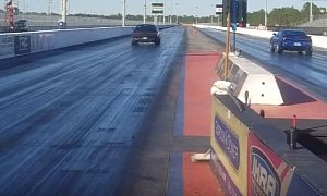 Tuned Hellcat Drag Races Camaro ZL1, Carnage Is Instant
