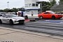 Tuned Jag F-Type R Drags Modded Dodge Challenger Hellcat, Someone Gets Nasty