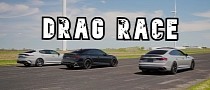 Tuned Kia Stinger GT vs Tuned Audi S5 vs Tuned Audi RS 5 Drag Race Is Anyone's Guess