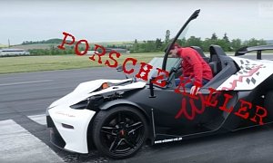 Tuned KTM X-Bow GT Humiliates Porsche Boxster Spyder in German Drag Race