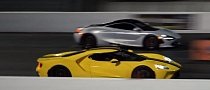 Tuned McLaren 720S Drag Races 2018 Ford GT, Destruction Goes Deep