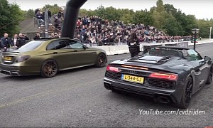 Tuned Mercedes-AMG E 63 Drag Races Audi R8, Bet You Didn't See This Coming