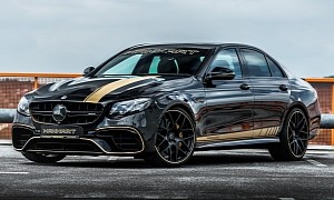 Tuned Mercedes-AMG E 63 Goes for Gold, Has More Power Than Modern Supercars