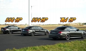 Tuned Mercedes-AMG E 63 S Drag Races Tuned 340i and RS 3, Prepare to Be Surprised