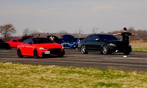 Tuned Mercedes-AMG E 63 S vs Tuned Audi TT RS Drag Race Is Anyone's Guess