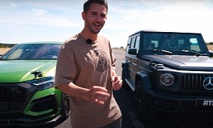Tuned Mercedes-AMG G 63 Drag Races ABT RSQ8-R, Dominance Is Established