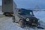 Tuned Mercedes G-Class Gets Stuck in the Snow in Russia, Video Is Painful to Watch