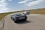 Tuned Mustang Shelby GT500 Races Corvette Z06, Absolute Destruction Ensues, Twice