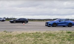 Tuned Nissan GT-R Drag Races BMW M8 and Ferrari, Results Are Surprising
