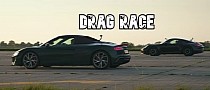 Tuned Porsche 911 Drag Races Audi R8, There’s Not Much Between Them