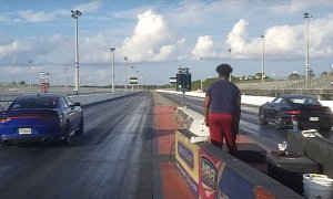 Tuned Porsche 911 Turbo S Drag Races 1,000 HP Hellcat, The Fight Is Brutal