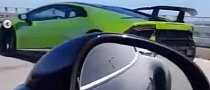 Tuned Porsche 911 Turbo S Drag Races Lamborghini Huracan Performante, Gap Is Big