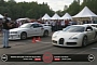 Tuned Skyline GT-R R34 Vs. Veyron Drag Race
