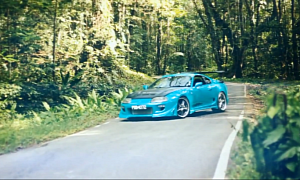 Tuned Toyota Supra Awakens the Forest