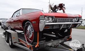 Turbo 1968 Impala on 28s Is Just Wrong!