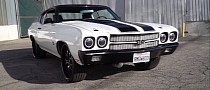 Turbo 1970 Chevrolet Chevelle Wears Black-and-White Tuxedo, Is an 800-HP Brute