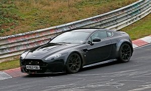 Turbo Aston Martin Prototype Spied Lapping the Nurburgring, It's AMG-Powered