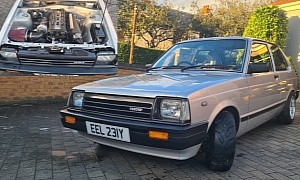 Turbo Cosworth-Swapped '82 Toyota Starlet Is an English Take On a JDM Restomod