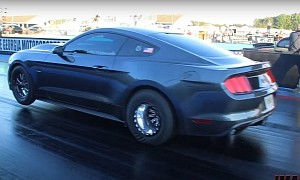 Turbo Ford Mustang GT Drags Mean Hot Rod, Someone Bucks Nasty for the Win