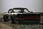 Turbo Ford Mustang “HoonicornV2” Shows a Digital Bare-Bones Slammed Wide Body