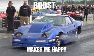 Turbo Headlights Make This C4 Corvette Drag Racer Faster. No, Really, They Do