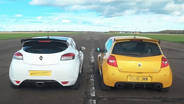 Supercharged Renault Clio RS 200 Vs Turbocharged Renault Megane RS 250 Cup