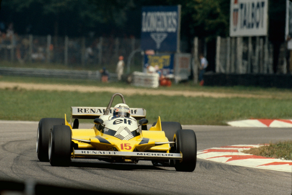 Alain Prost switched to Renault starting the 1981 F1 season