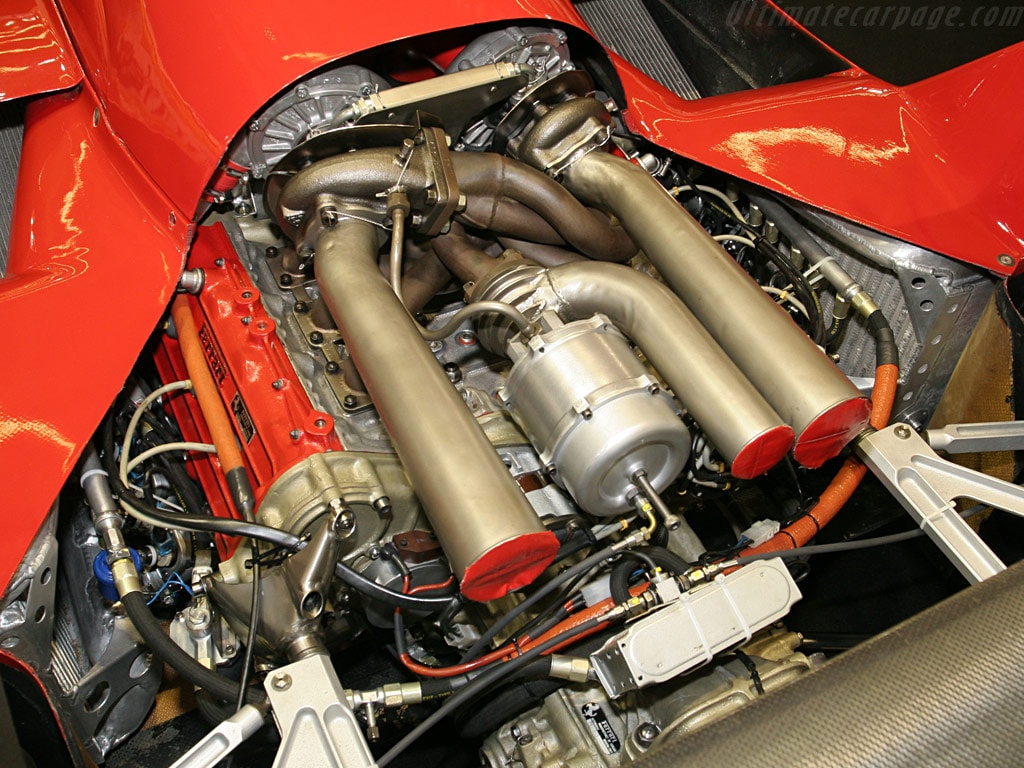Ferrari's 1.5L 1500cc 120-degree V6, turbo mid-engine, fitted on the title-winning 126C model