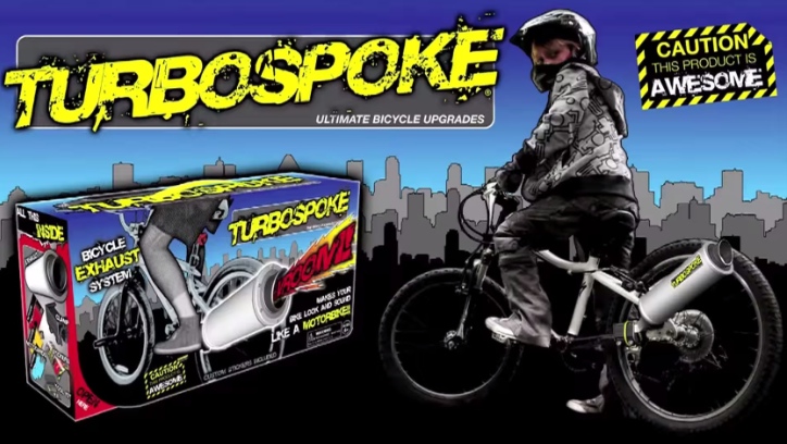 Turbospoke Is the Cheap Bicycle Exhaust System Your Son Wants