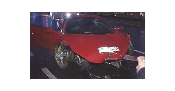 Ferrari 458 Crash in Turkey