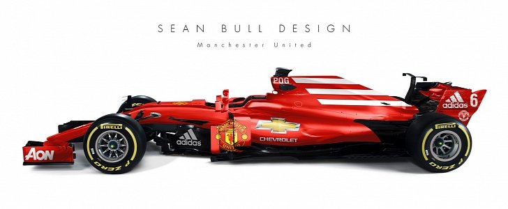 Manchester United F1 car