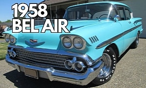 Turquoise 1958 Chevrolet Bel Air Garaged Since New Waves Goodbye to Owner After 51 Years