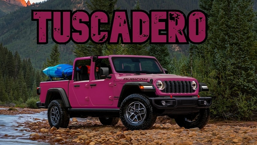 2024 Jeep Gladiator in Tuscadero magenta