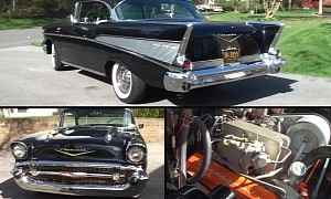 Tuxedo Black 1957 Chevrolet Bel Air "Fuelie" Is a True Labor of Love