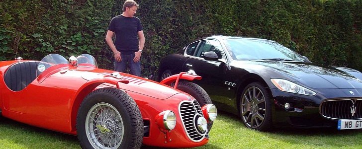 James Martin and his fully restored 1948 Maserati A6GC