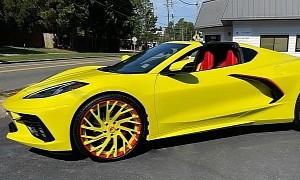 Tweety Would Probably Feel Ashamed if Seen Alongside This Ultra-Yellow C8 Corvette
